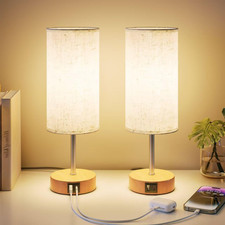 Bedside Lamps Set of 2, Table