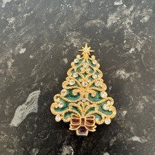 Christopher Radko Christmas Tree Brooch