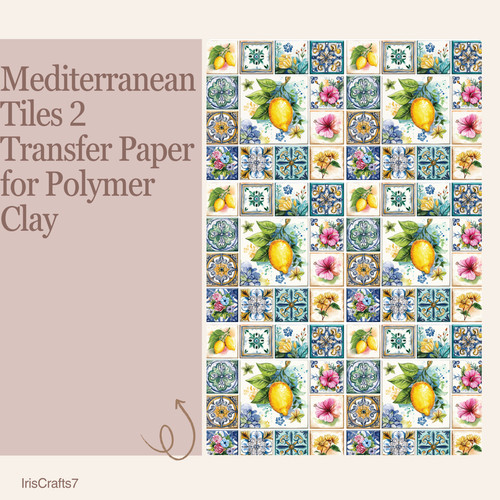 Mediterranean tiles transfer - mediterranean,