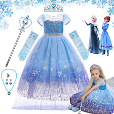 Girls Frozen Elsa Fancy Dress