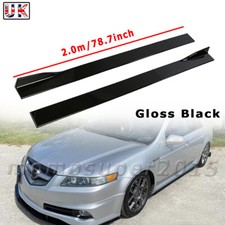 Gloss Black Side Skirt Lips Splitter Body Kit For BMW E90 E91 E92 E93 F30 F31 UK