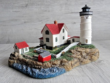 Great Lighthouses of the World Model Cape Neddick Maine Harbour Lights #410 1997