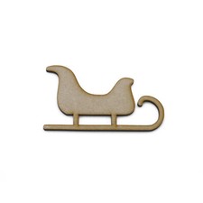 Wooden Santa Sleigh Shapes -
