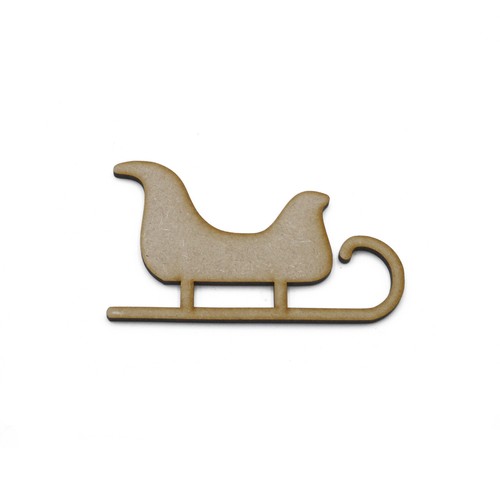 Wooden santa sleigh - santa,