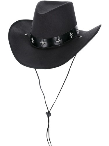 Black western cowboy hat fancy - western,