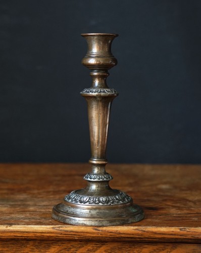 Vintage brass candlestick - vintage,