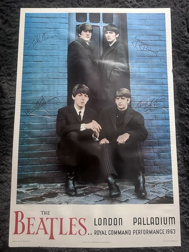 Vintage 1987 beatles poster - vintage,