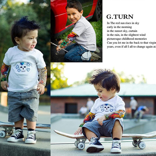 Kids tattoo sleeves 5 pcs - tattoo,