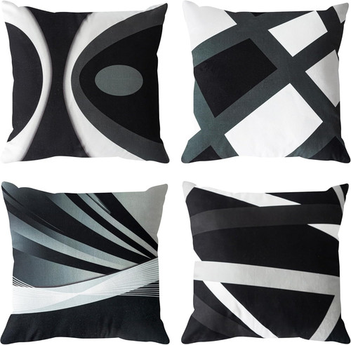 Set cushion covers - of, 4