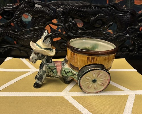 Vintage 1950s ceramic - 1950s, donkey
