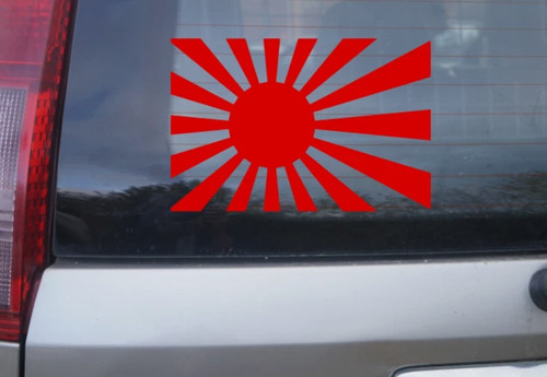Jdm japanese rising sun flag - japanese,
