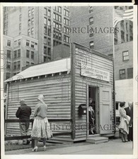 1956 Press Photo View of