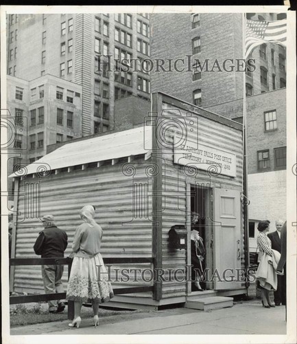 1956 press photo view - view, of