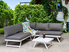 Signature Weave White & Grey