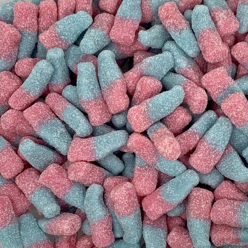 Fizzy bubblegum bottles - fizzy, retro