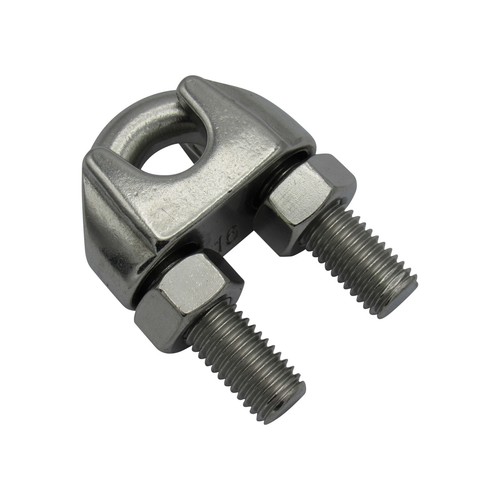Wire rope clamp grip clips - rope,