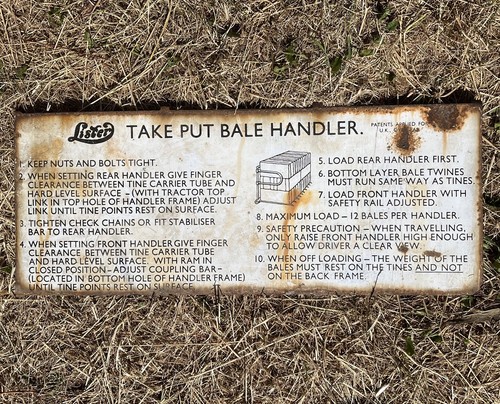 Lister bale handler - bale, enamel