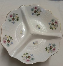 Vintage Aynsley Wild Tudor Divided Serving Bowl. Used Condition. Size M/L