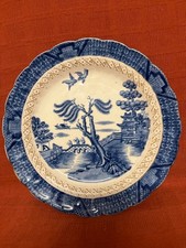 Vintage Booths silicon china Real Old Willow pattern plate