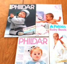 PHILDAR Mailles Knitting Pattern Books Birth to 4 years