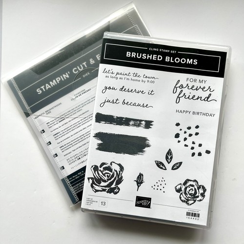 Brushed blooms bundle stampin - bundle, stampin'