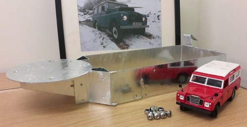 Land rover galvanised battery - rover,