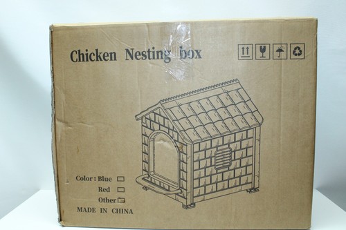 Plastic chicken nesting box - chicken,