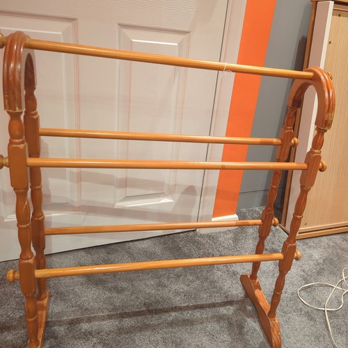 Wooden towel drying - , rack