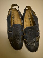 WOMENS PAVERS LEATHER SANDALS