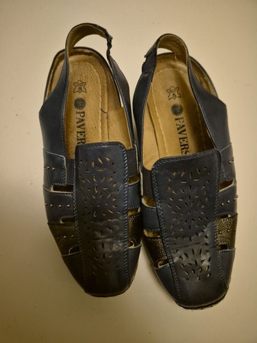 Womens pavers leather sandals - womens,