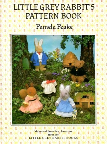 Little grey rabbit pattern - grey,