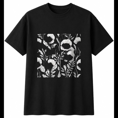 Poppy nature mens shirt - in, t-shirt
