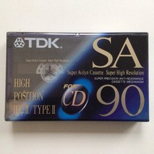TDK SA 90 Audio Cassette Tape