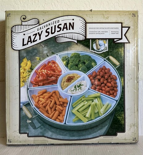 Lazy susan galvanized - lazy, steel