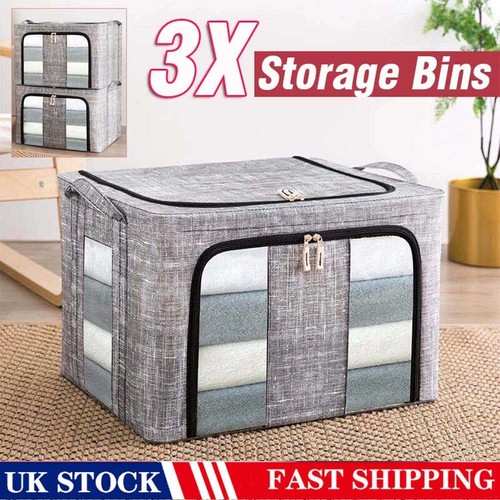 3pcs 66l folding storage - 66l,