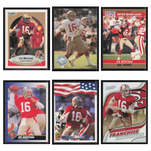 Joe montana card football - 6,
