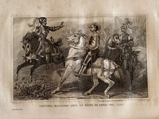 Engraving England "Military