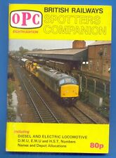 OPC.BRITISH RAILWAYS SPOTTERS COMPANION 1984.88 PAGE BOOK.10 x 15cms