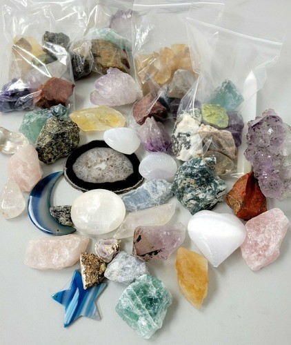 Random crystals lot assorted - random,