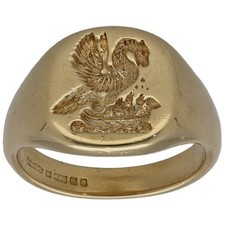 18ct Gold Ring 12.64g Emblem