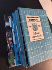 17 Tottenham Hotspur Official Handbooks  1961-62 -1979-80 ( See Attached List )
