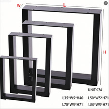Industrial Metal Table Legs