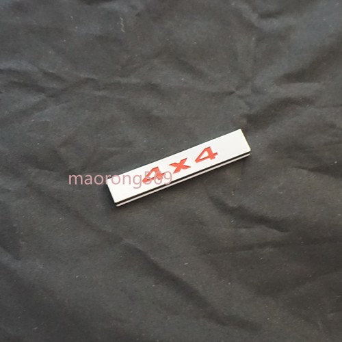 Silver red chrome 4x4 - red,