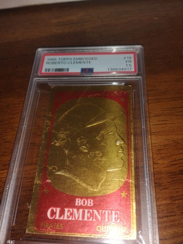 Psa 1965 topps embossed - 1.5, fr