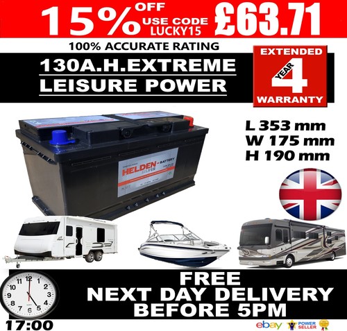 12v 130ah 130 leisure - 130ah,