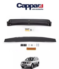 Sun visor And Bug Guard Front ABS Black For Nissan Pathfinder 2006-2015