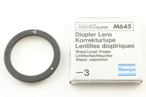 Open box mamiya 3 diopter - box],
