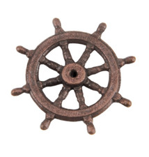 AMATI 14mm Metal Steering Wheel Rudder B4350,14 - Authentic Model Ship Accessory