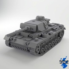 Panzer III Tank WW2 Tabletop