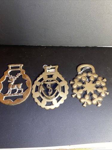 Horse brasses anker stag - horse,